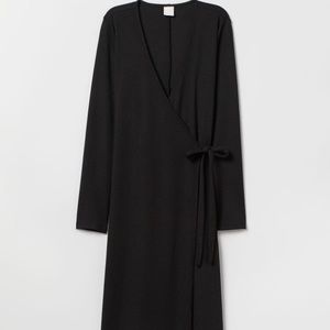NWOT Ribbed wrap dress